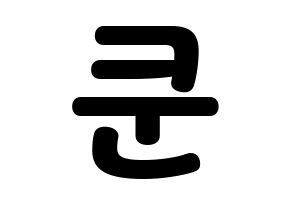KPOP NCT(엔씨티、エヌシーティー) 쿤 (クン) 応援ボード・うちわ　韓国語/ハングル文字型紙 通常