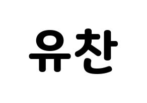 KPOP A.C.E(에이스、エース) 찬 (チャン) 応援ボード・うちわ　韓国語/ハングル文字型紙 通常