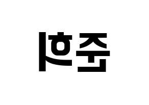 KPOP A.C.E(에이스、エース) 준 (ジュン) k-pop アイドル名前 ファンサボード 型紙 左右反転
