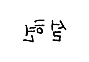 KPOP AOA(에이오에이、エイオーエイ) 설현 (ソリョン) k-pop アイドル名前 ファンサボード 型紙 左右反転