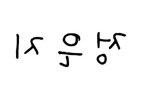 KPOP Apink(에이핑크、エーピンク) 정은지 (チョン・ウンジ) k-pop 応援ボード メッセージ 型紙 左右反転