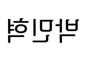 KPOP ASTRO(아스트로、アストロ) 라키 (ラキ) プリント用応援ボード型紙、うちわ型紙　韓国語/ハングル文字型紙 左右反転