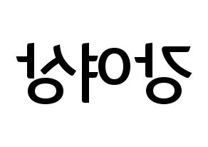KPOP ATEEZ(에이티즈、エイティーズ) 여상 (ヨサン) k-pop アイドル名前 ファンサボード 型紙 左右反転