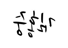 KPOP ATEEZ(에이티즈、エイティーズ) 홍중 (ホンジュン) k-pop 応援ボード メッセージ 型紙 左右反転