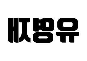 KPOP B.A.P(비에이피、ビーエイピー) 영재 (ヨンジェ) コンサート用　応援ボード・うちわ　韓国語/ハングル文字型紙 左右反転