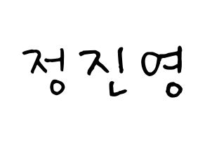 KPOP B1A4(비원에이포、ビーワンエーフォー) 진영 (ジニョン) k-pop 応援ボード メッセージ 型紙 通常