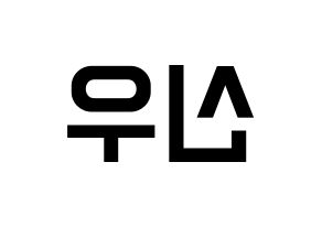 KPOP B1A4(비원에이포、ビーワンエーフォー) 신우 (シヌゥ) 名前 応援ボード 作り方 左右反転