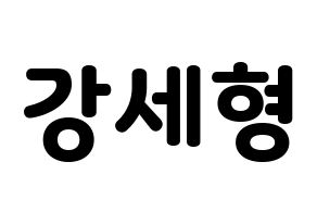 KPOP Berry Good(베리굿、ベリー・グッド) 세형 (セヒョン) 応援ボード・うちわ　韓国語/ハングル文字型紙 通常