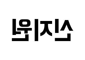 KPOP Berry Good(베리굿、ベリー・グッド) 조현 (ジョヒョン) k-pop アイドル名前 ファンサボード 型紙 左右反転
