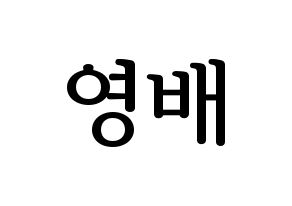KPOP BIGBANG(빅뱅、ビッグバン) 태양 (SOL) プリント用応援ボード型紙、うちわ型紙　韓国語/ハングル文字型紙 通常