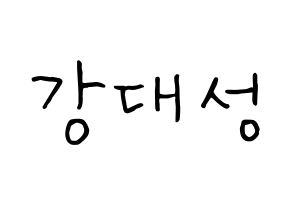 KPOP BIGBANG(빅뱅、ビッグバン) 대성 (D-LITE) k-pop 応援ボード メッセージ 型紙 通常