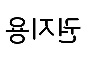 KPOP BIGBANG(빅뱅、ビッグバン) 지드래곤 (クォン・ジヨン, G-DRAGON) 無料サイン会用、イベント会用応援ボード型紙 左右反転