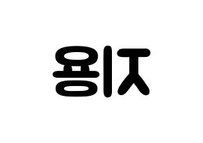 KPOP BIGBANG(빅뱅、ビッグバン) 지드래곤 (クォン・ジヨン, G-DRAGON) 応援ボード、うちわ無料型紙、応援グッズ 左右反転