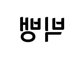 KPOP BIGBANG(빅뱅、ビッグバン) k-pop ファンサ ボード 型紙 左右反転