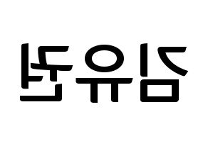 KPOP Block B(블락비、ブロックビー) 유권 (ユグォン) k-pop アイドル名前 ファンサボード 型紙 左右反転
