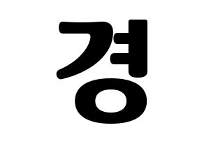 KPOP Block B(블락비、ブロックビー) 박경 (パッキョン) コンサート用　応援ボード・うちわ　韓国語/ハングル文字型紙 通常