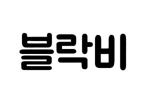 KPOP歌手 Block B(블락비、ブロックビー) 応援ボード型紙、うちわ型紙　韓国語/ハングル文字 通常