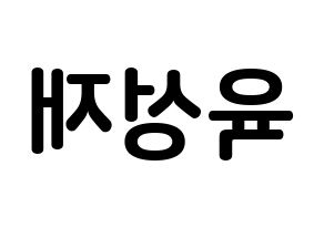 KPOP BTOB(비투비、ビートゥービー) 성재 (ユク・ソンジェ, ソンジェ) k-pop アイドル名前　ボード 言葉 左右反転