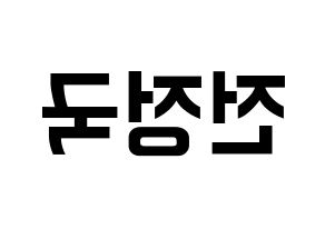 KPOP BTS(방탄소년단、防弾少年団) 정국 (ジョングク) k-pop アイドル名前 ファンサボード 型紙 左右反転