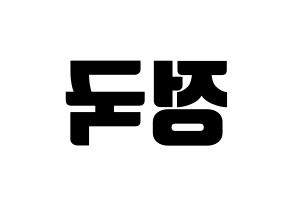 KPOP BTS(방탄소년단、防弾少年団) 정국 (ジョングク) コンサート用　応援ボード・うちわ　韓国語/ハングル文字型紙 左右反転