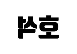 KPOP BTS(방탄소년단、防弾少年団) 제이홉 (ジェイ ホープ) コンサート用　応援ボード・うちわ　韓国語/ハングル文字型紙 左右反転