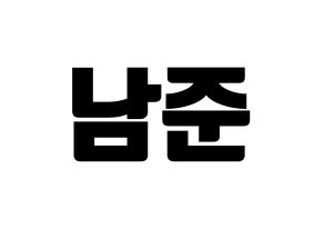 KPOP BTS(방탄소년단、防弾少年団) RM (アールエム) コンサート用　応援ボード・うちわ　韓国語/ハングル文字型紙 通常