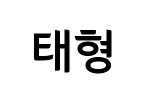 KPOP BTS(방탄소년단、防弾少年団) 뷔 (ブイ) k-pop アイドル名前 ファンサボード 型紙 通常