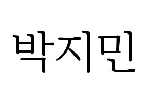 KPOP BTS(방탄소년단、防弾少年団) 지민 (ジミン) 応援ボード・うちわ　韓国語/ハングル文字型紙 通常