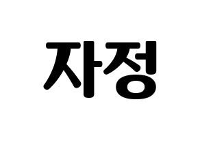 KPOP Cherry Bullet(체리블렛、チェリーバレット) 린린 (リンリン) コンサート用　応援ボード・うちわ　韓国語/ハングル文字型紙 通常