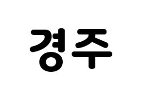 KPOP Cherry Bullet(체리블렛、チェリーバレット) 미래 (ミレ) 応援ボード・うちわ　韓国語/ハングル文字型紙 通常
