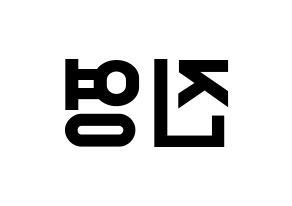 KPOP CIX(씨아이엑스、シーアイエックス) 배진영 (ぺ・ジニョン) 名前 応援ボード 作り方 左右反転