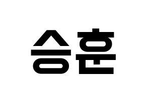 KPOP CIX(씨아이엑스、シーアイエックス) 김승훈 (スンフン) 名前 応援ボード 作り方 通常