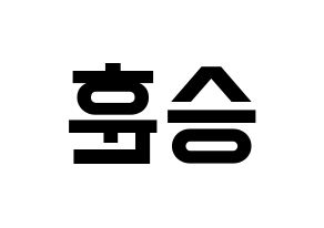 KPOP CIX(씨아이엑스、シーアイエックス) 김승훈 (スンフン) 名前 応援ボード 作り方 左右反転