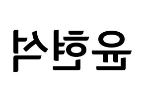 KPOP CIX(씨아이엑스、シーアイエックス) 현석 (ヒョンソク) k-pop アイドル名前 ファンサボード 型紙 左右反転