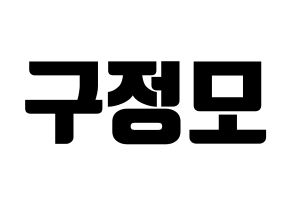 KPOP CRAVITY(크래비티、クレビティ) 정모 (ジョンモ) コンサート用　応援ボード・うちわ　韓国語/ハングル文字型紙 通常
