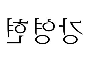 KPOP DAY6(데이식스、デイシックス) Young K (ヨンケイ) 応援ボード・うちわ　韓国語/ハングル文字型紙 左右反転