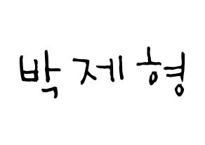 KPOP DAY6(데이식스、デイシックス) Jae (パク・ジェヒョン, ジェイ) 無料サイン会用、イベント会用応援ボード型紙 通常