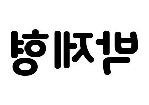 KPOP DAY6(데이식스、デイシックス) Jae (ジェイ) 応援ボード・うちわ　韓国語/ハングル文字型紙 左右反転