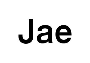 KPOP DAY6(데이식스、デイシックス) Jae (パク・ジェヒョン, ジェイ) 応援ボード、うちわ無料型紙、応援グッズ 通常
