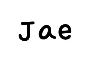KPOP DAY6(데이식스、デイシックス) Jae (ジェイ) 名前 応援ボード 作り方 通常