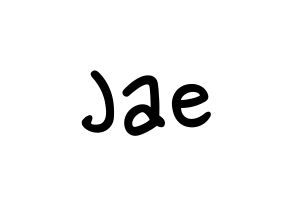 KPOP DAY6(데이식스、デイシックス) Jae (ジェイ) 応援ボード ハングル 型紙  通常