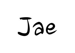 KPOP DAY6(데이식스、デイシックス) Jae (ジェイ) k-pop 応援ボード メッセージ 型紙 通常