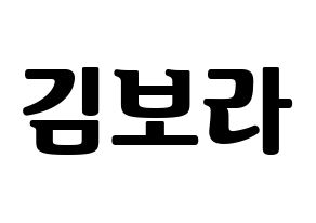 KPOP Dreamcatcher(드림캐쳐、ドリームキャッチャー) 수아 (スア) コンサート用　応援ボード・うちわ　韓国語/ハングル文字型紙 通常