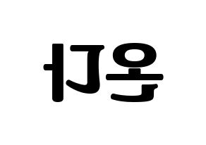 KPOP Everglow(에버글로우、エバーグロー) 온다 (オンダ) コンサート用　応援ボード・うちわ　韓国語/ハングル文字型紙 左右反転