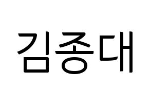 KPOP EXO-CBX(엑소-CBX、エクソ-CBX) 첸 (チェン) コンサート用　応援ボード・うちわ　韓国語/ハングル文字型紙 通常