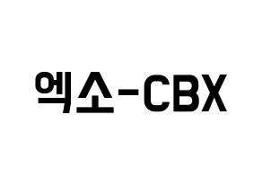KPOP EXO-CBX(엑소-CBX、エクソ-CBX) 応援ボード 作り方 通常