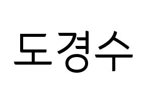 KPOP EXO(엑소、エクソ) 디오 (ディオ) コンサート用　応援ボード・うちわ　韓国語/ハングル文字型紙 通常