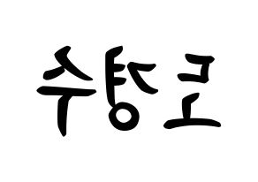 KPOP EXO(엑소、エクソ) 디오 (ド・ギョンス, ディオ) k-pop アイドル名前　ボード 言葉 左右反転