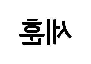 KPOP EXO(엑소、エクソ) 세훈 (セフン) k-pop アイドル名前 ファンサボード 型紙 左右反転
