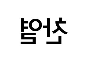 KPOP EXO(엑소、エクソ) 찬열 (パク・チャンヨル, チャンヨル) 無料サイン会用、イベント会用応援ボード型紙 左右反転
